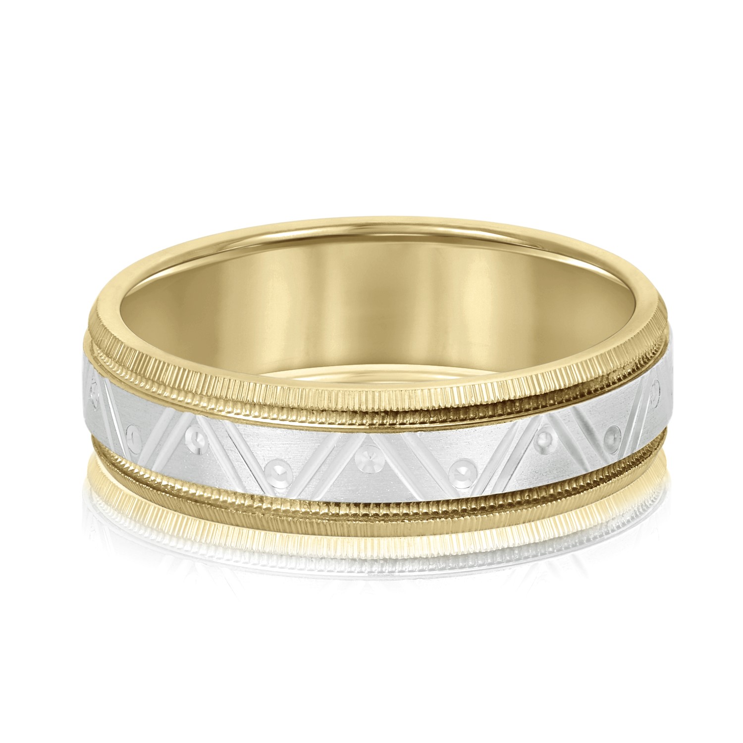  Mens Band Light 5MM Unknown Friendly Weight 10K yellow, white or rose gold - view 5