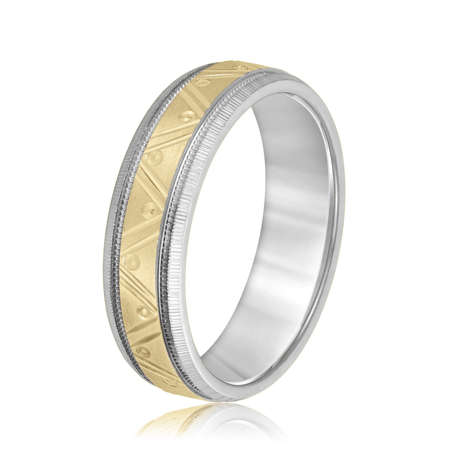  Mens Band Light 5MM Unknown Friendly Weight 10K yellow, white or rose gold - view 7