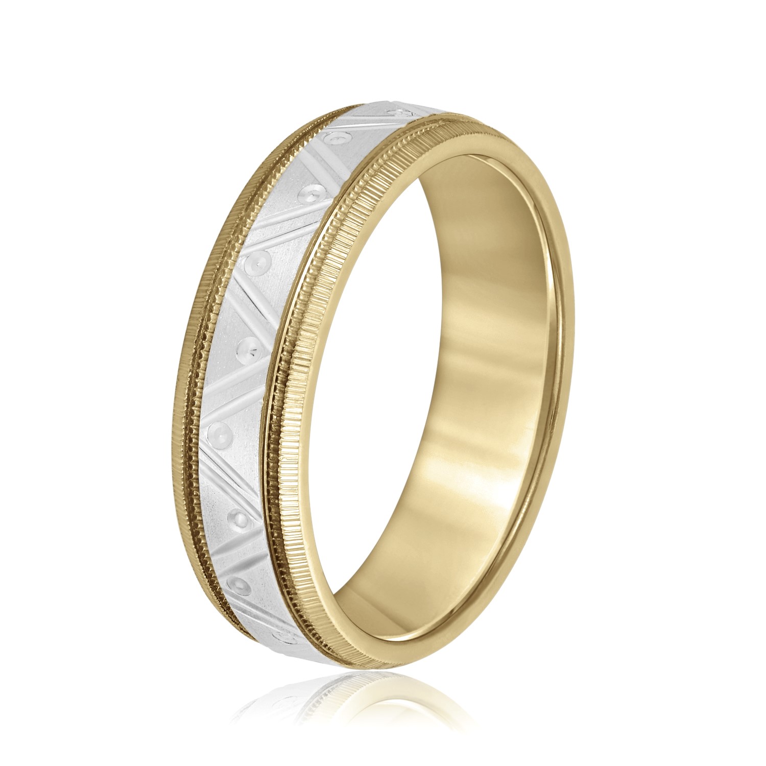  Mens Band Light 5MM Unknown Friendly Weight 10K yellow, white or rose gold - view 8