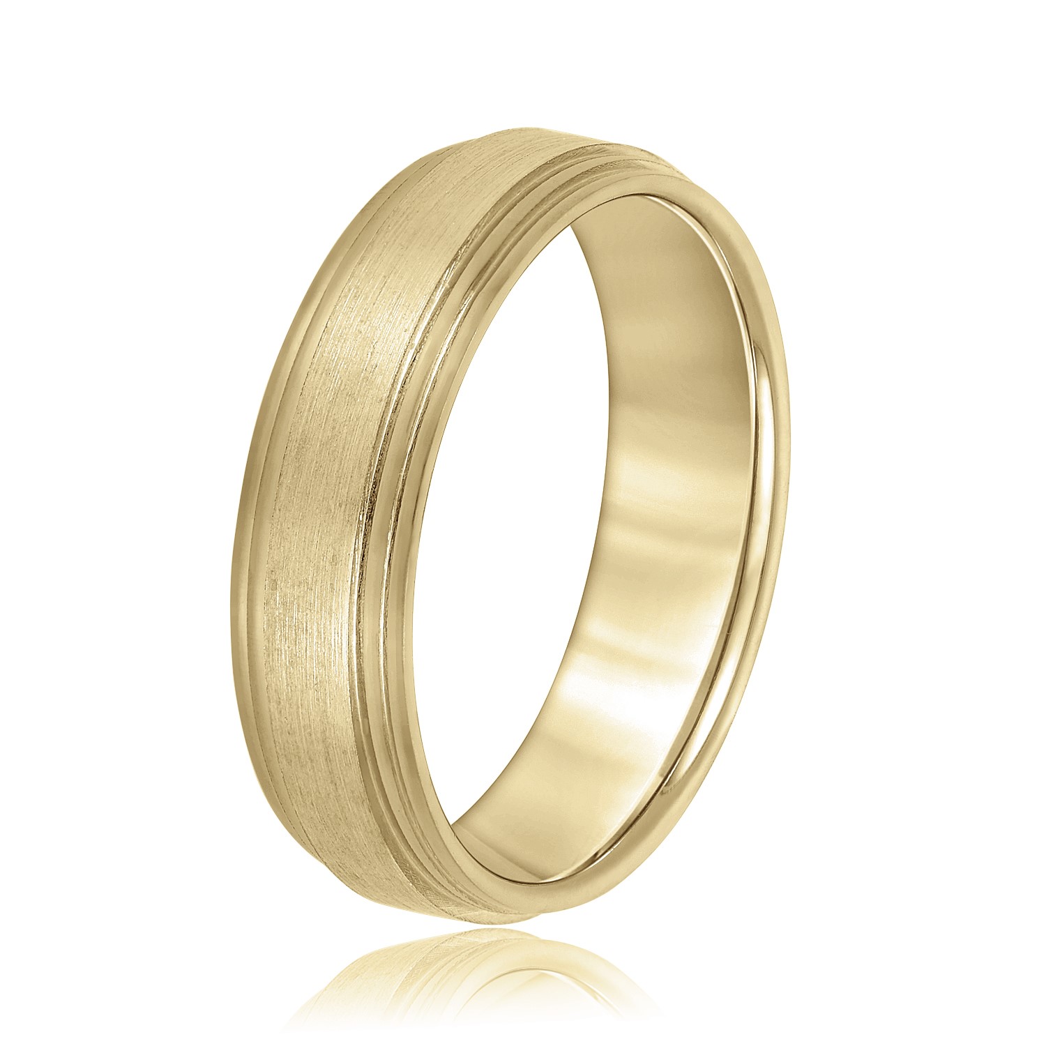 Mens Band Light 5MM Unknown Friendly Weight 10K yellow, white or rose gold - view 4