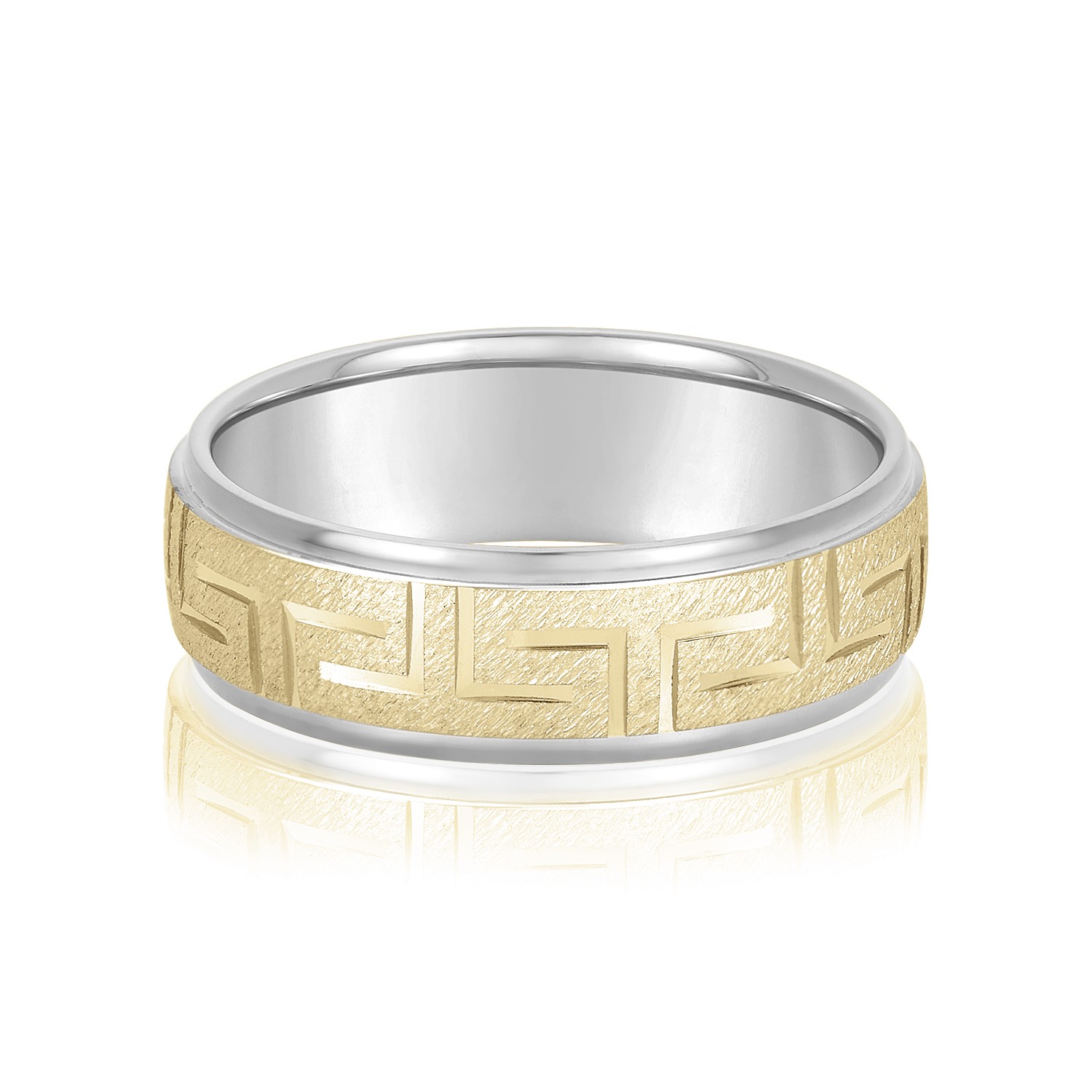  Mens Religious Band Light 5MM Unknown Friendly Weight 10K yellow, white or rose gold - view 5