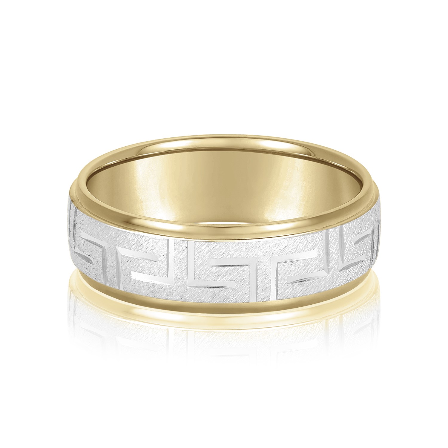  Mens Religious Band Light 5MM Unknown Friendly Weight 10K yellow, white or rose gold - view 6