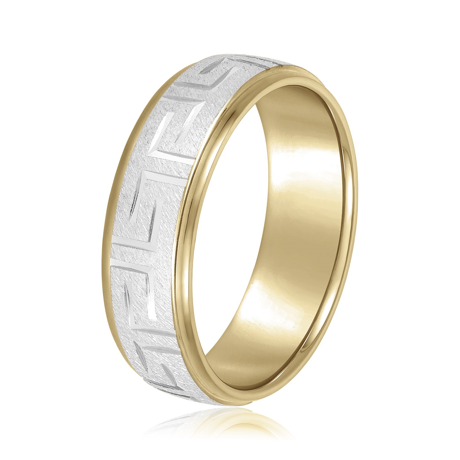  Mens Religious Band Light 5MM Unknown Friendly Weight 10K yellow, white or rose gold - view 8
