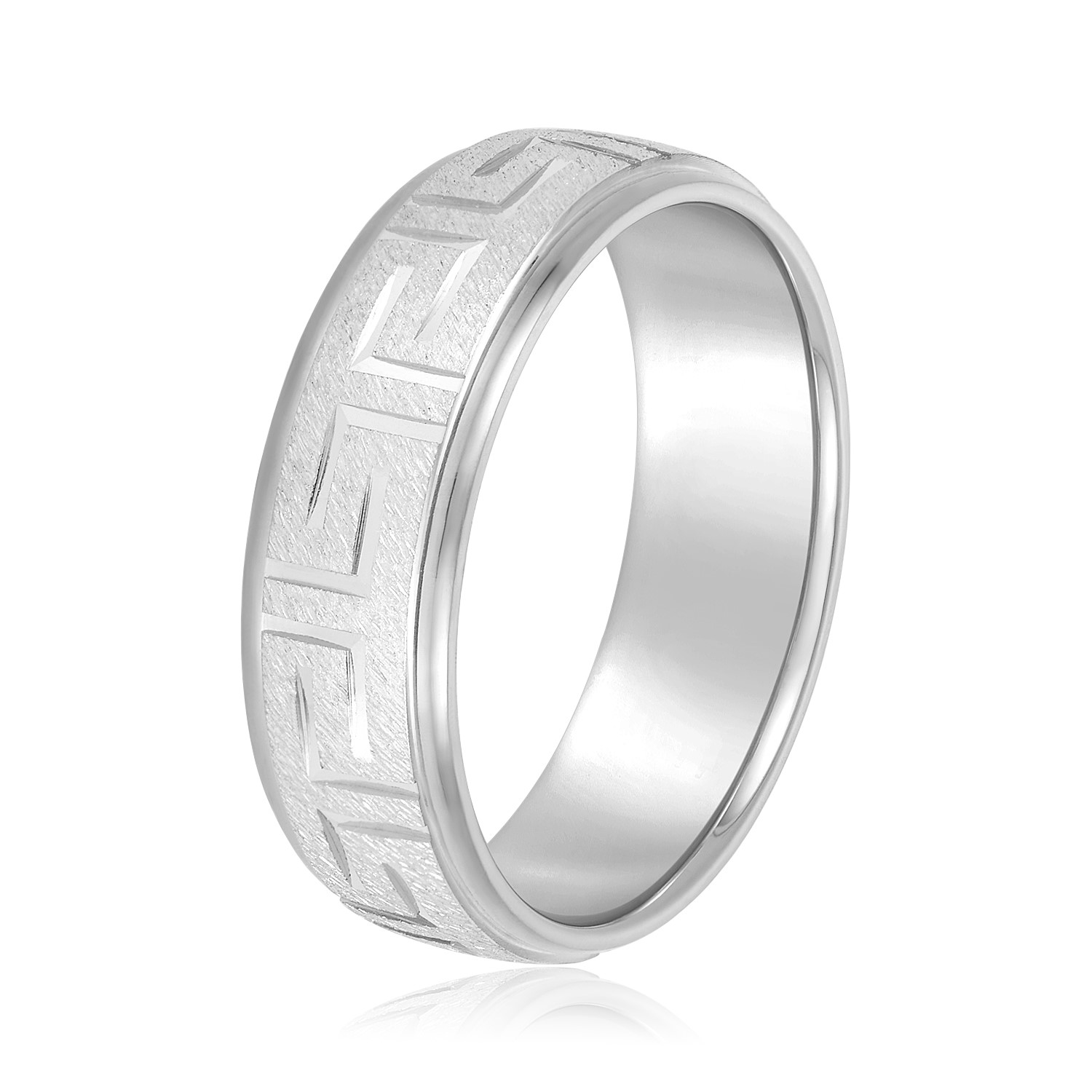  Mens Religious Band Light 5MM Unknown Friendly Weight 10K yellow, white or rose gold - view 2