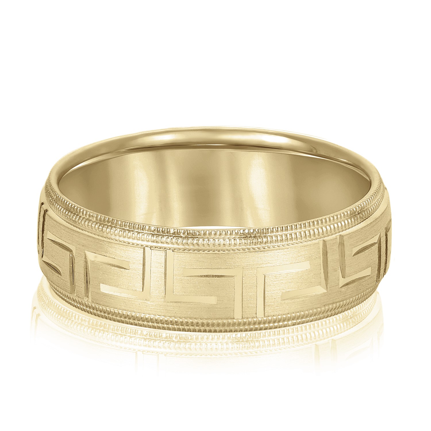  Mens Band Light 5MM Unknown Friendly Weight 10K yellow, white, two-tone or rose gold - view 3