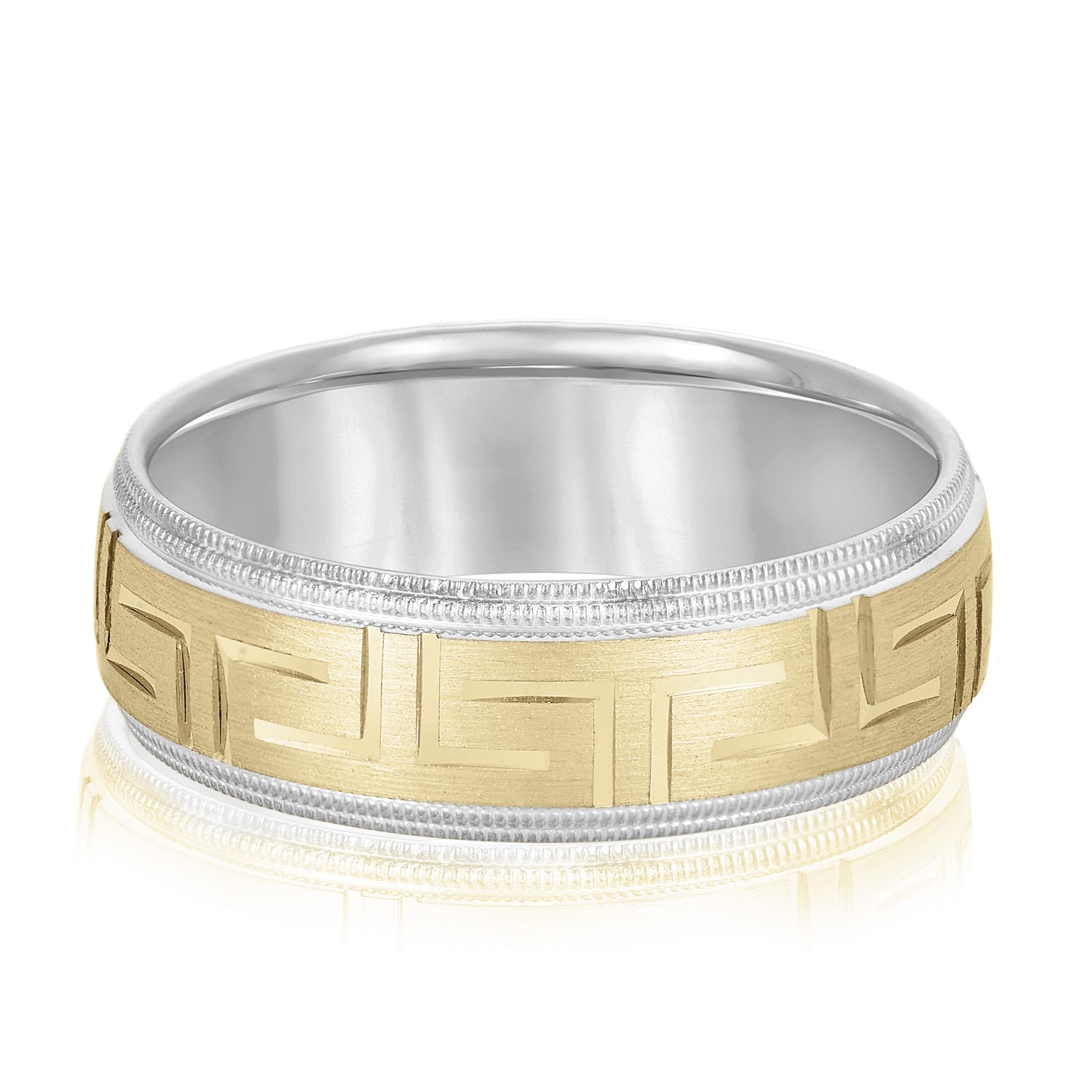  Mens Band Light 5MM Unknown Friendly Weight 10K yellow, white, two-tone or rose gold - view 5