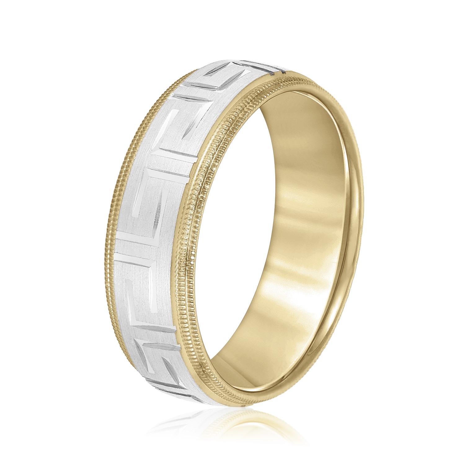  Mens Band Light 5MM Unknown Friendly Weight 10K yellow, white, two-tone or rose gold - view 8