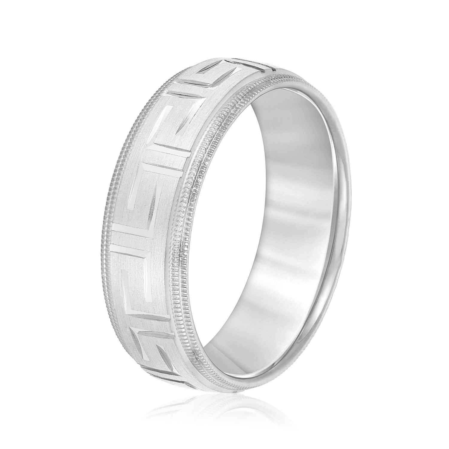  Mens Band Light 5MM Unknown Friendly Weight 10K yellow, white, two-tone or rose gold - view 2