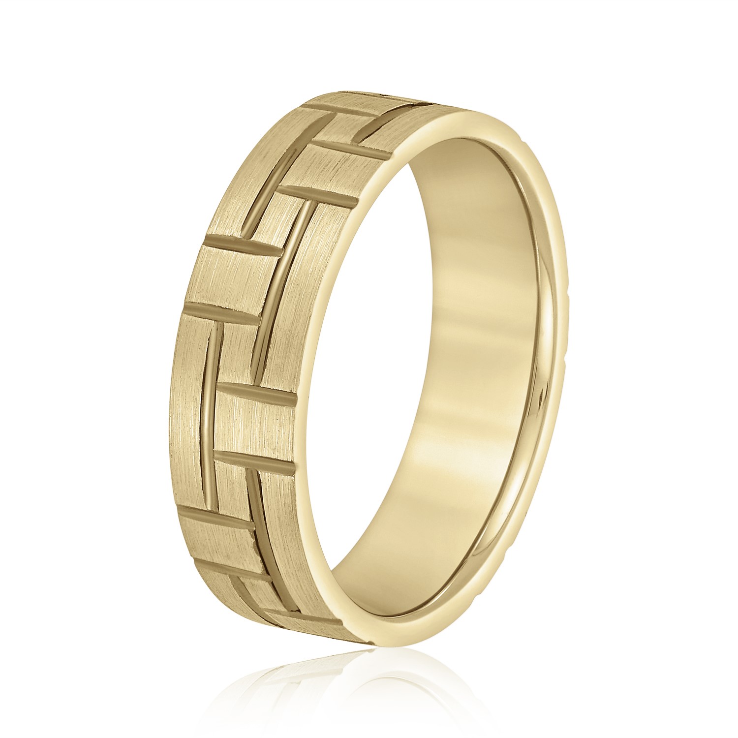  Mens Band Light 5MM Unknown Friendly Weight 10K yellow, white or rose gold - view 4