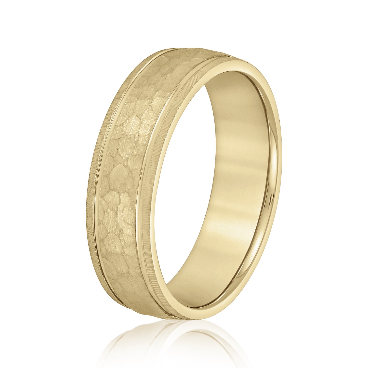  Mens Band Light 5MM Unknown Friendly Weight 10K yellow, white or rose gold - view 4