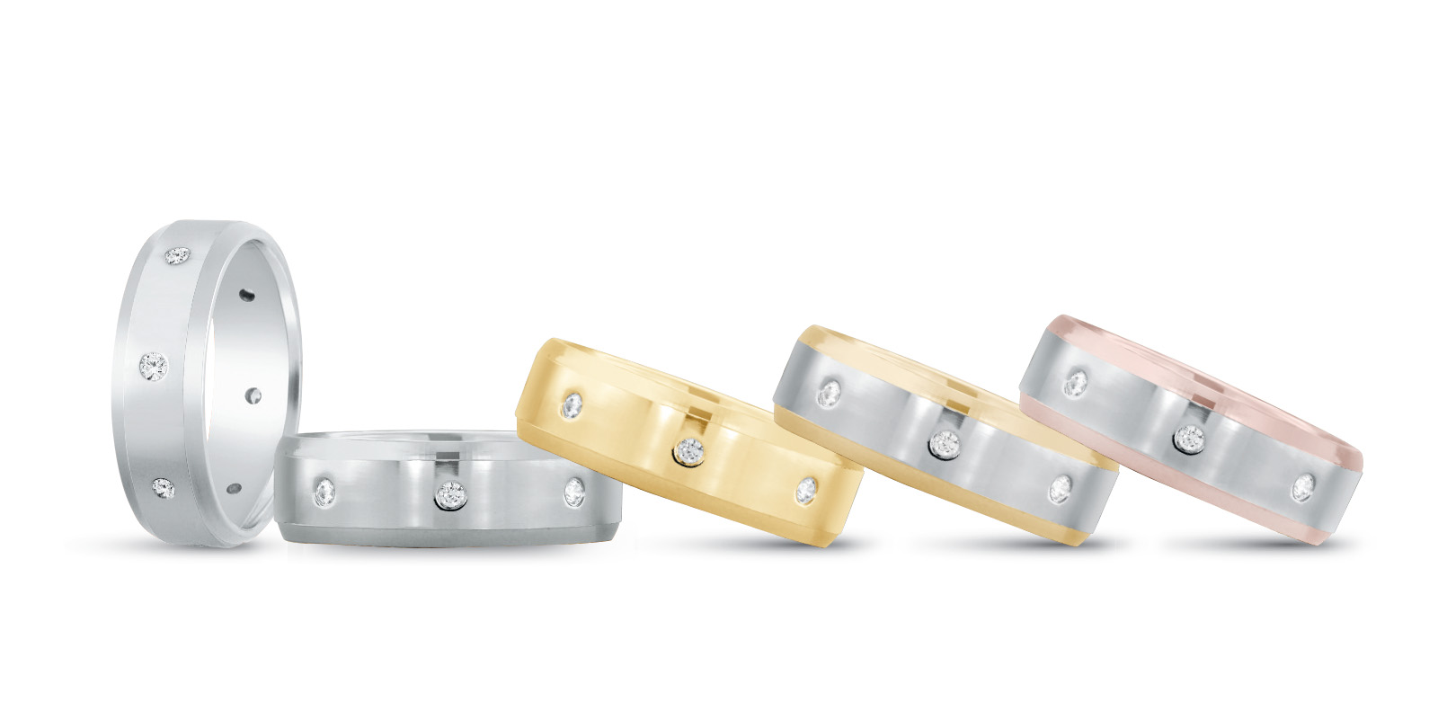 Mens Diamond Band