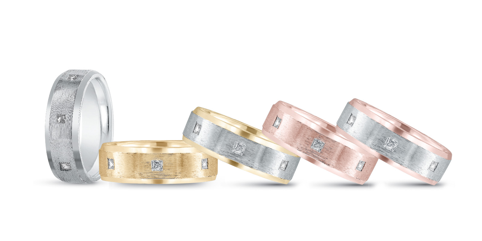 Mens Diamond Band