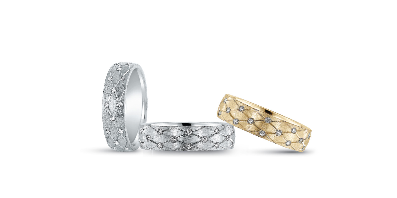 Mens Diamond Etched Anniversary Band