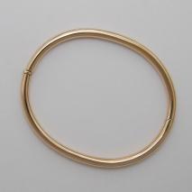 14K Yellow Gold Tubular Bangle 4.0mm