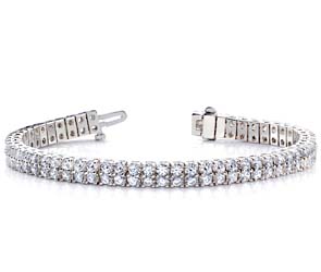 Timeless Two-Row Diamond Bracelet