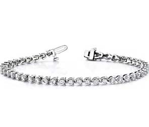 Timeless Three Prong Tennis Bracelet