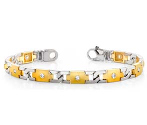 Diamond Plus Link Bracelet