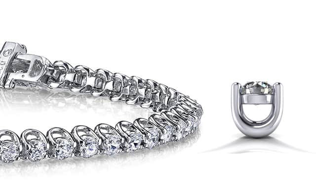 Scoop Link Diamond Bracelet