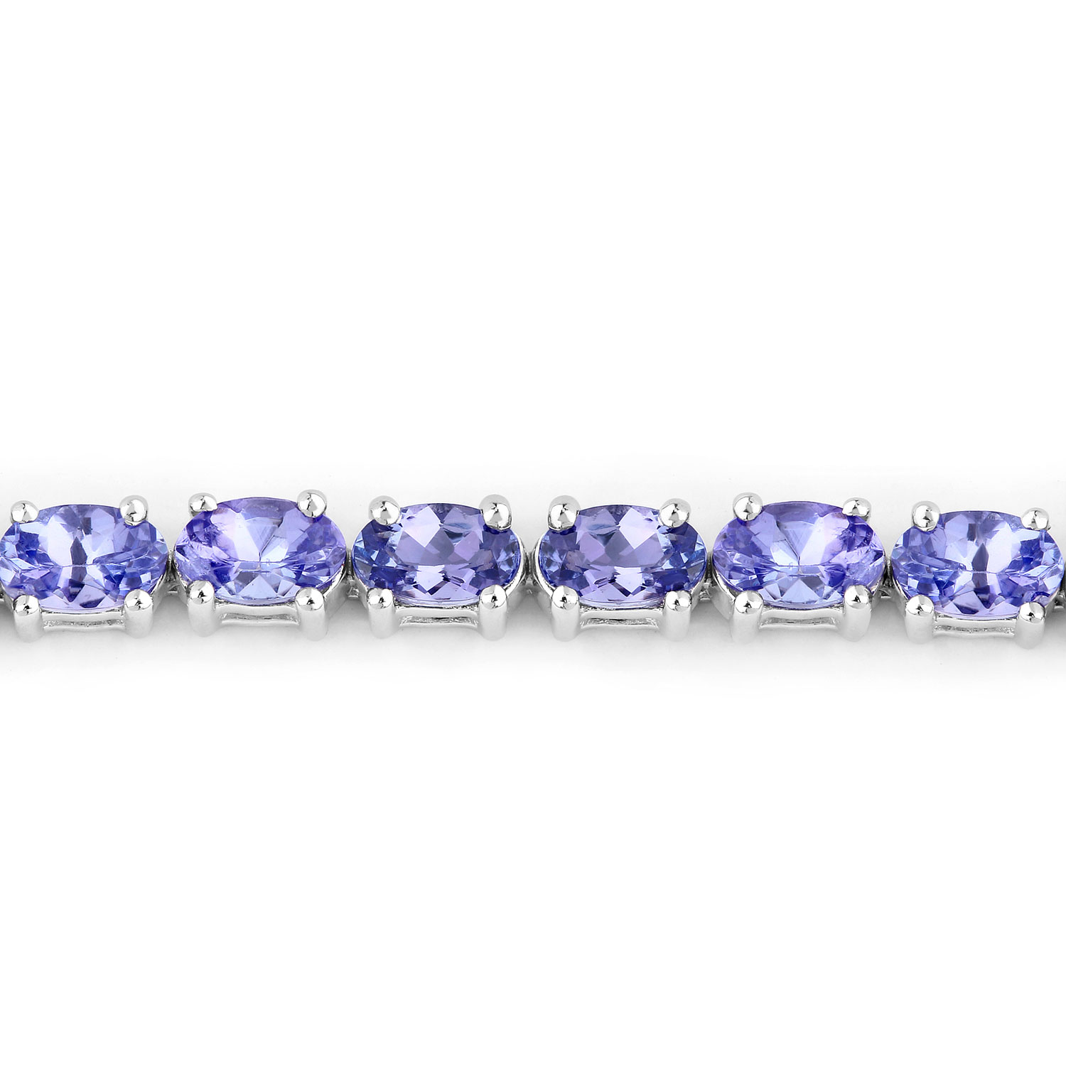 2.29 Carat Genuine Tanzanite .925 Sterling Silver Bracelet 2.29 C.T.W Sterling Silver - view 7