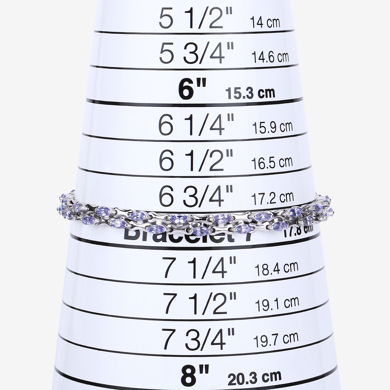 3.20 Carat Genuine Tanzanite .925 Sterling Silver Bracelet 3.20 C.T.W Sterling Silver - view 6
