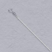 Sterling Silver Box Anklet, Bracelet 0.8mm