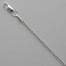 Sterling Silver Franco Anklet, Bracelet 1.1mm