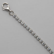 Sterling Silver Single Cubic Zirconia