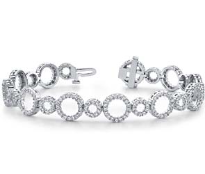 Alternating Circle Link Bracelet