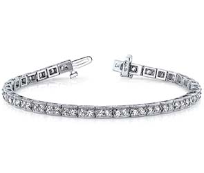 Vintage Double Diamond Box Bracelet