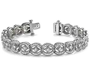 Vintage Art Deco Diamond Bracelet