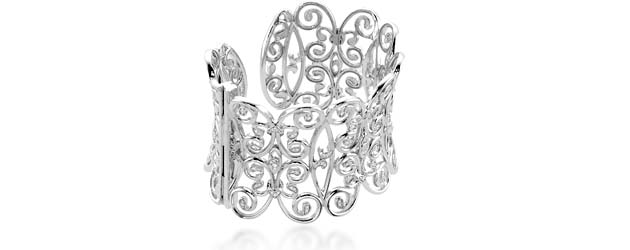 Diamond Cuff Bracelet 3/4 Carat Total Weight