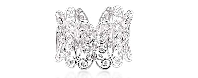 Diamond Cuff Bracelet 3/4 Carat Total Weight