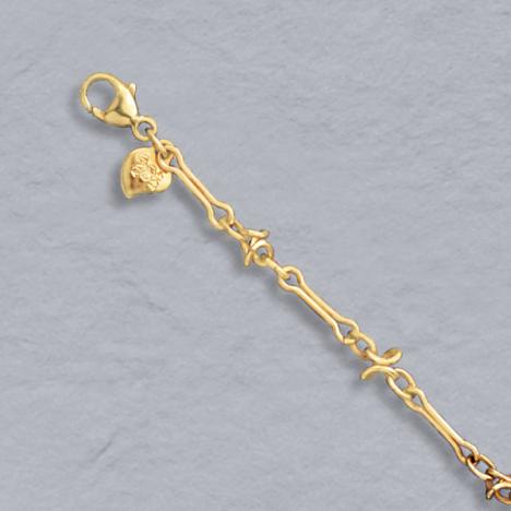 7-Inch 14K Yellow Gold Knot Bracelet 3.6mm