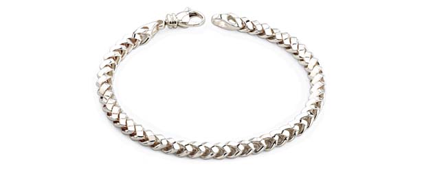 7.0 mm Chevron Braid Bracelet 