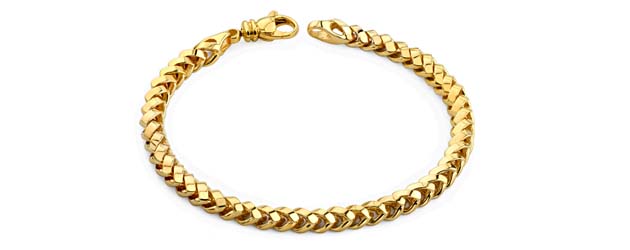 7.0 mm Chevron Braid Bracelet 