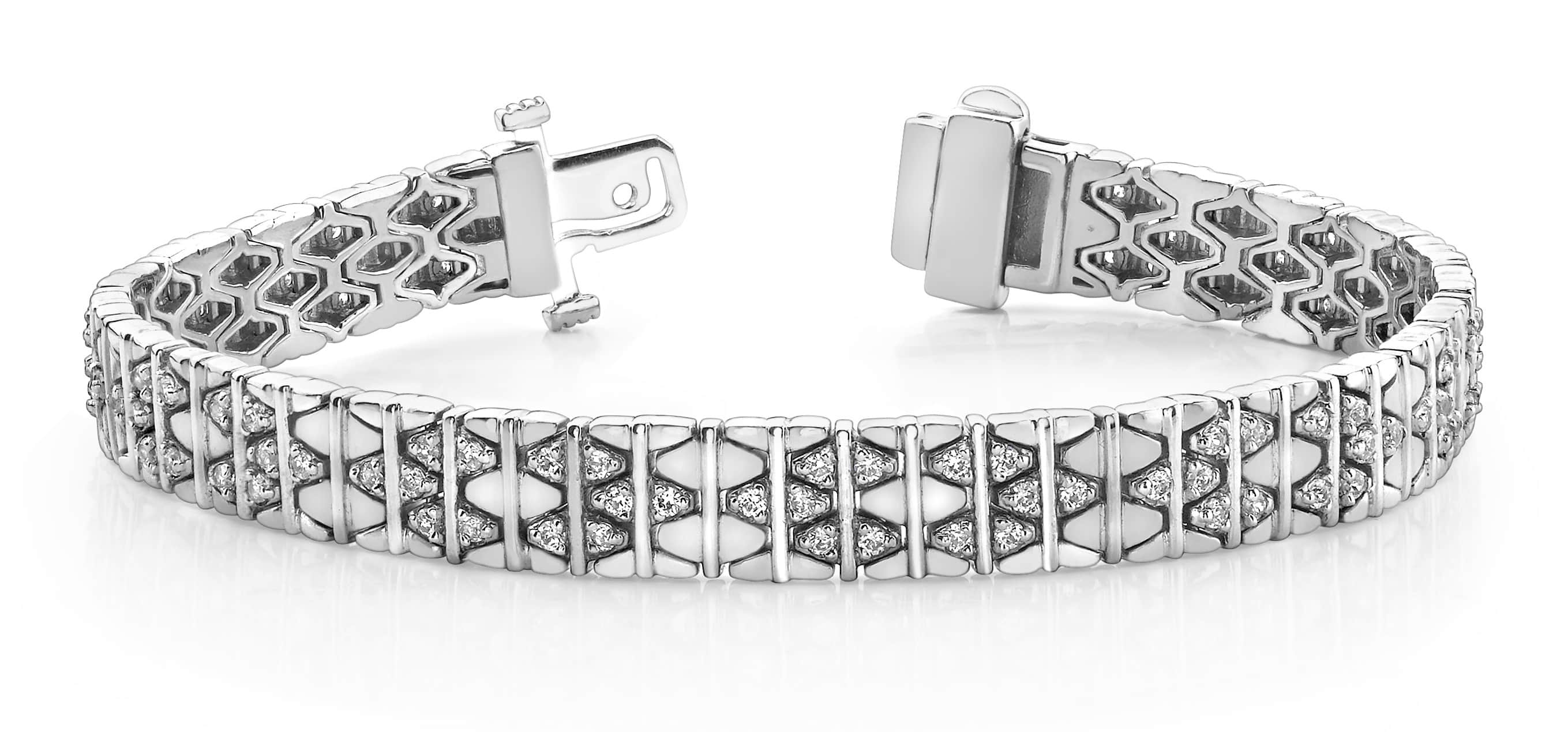 Diamond Brick Bracelet 2.0 Carat Total Weight