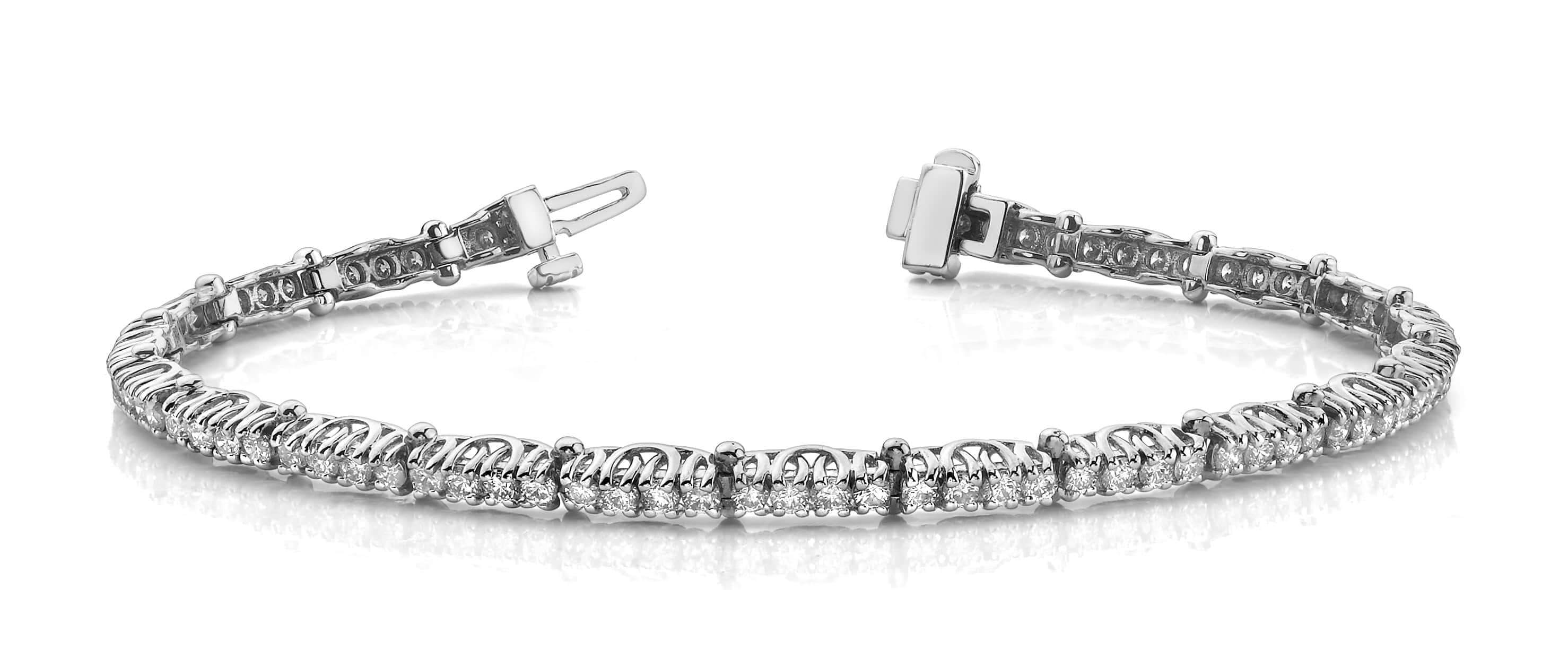 Continuous Loop Diamond Bracelet 1.0 Carat Total Weight