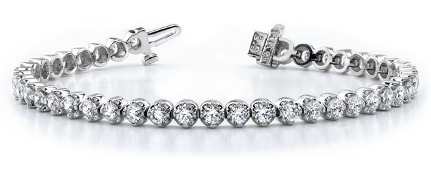 Classic Prong Set Tennis Bracelet 2.0 Carat Total Weight