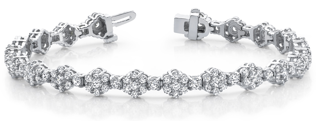 Round Brilliant Diamond Tennis Bracelet | Harry Winston