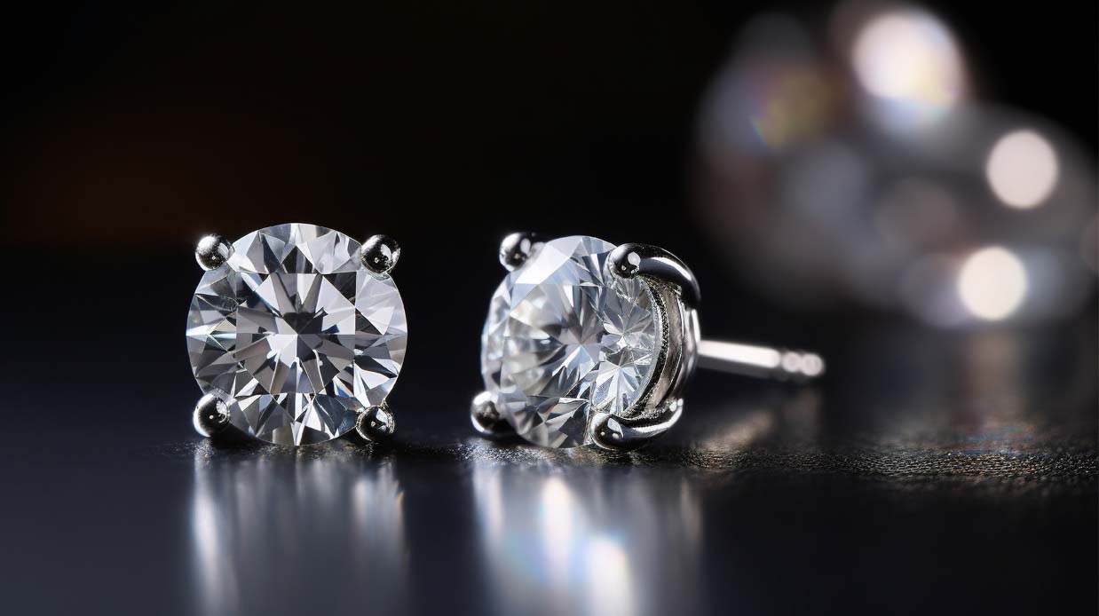 Diamond Stud Earrings