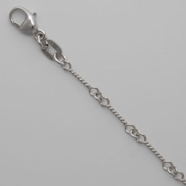 14K White Gold Fashion Chains