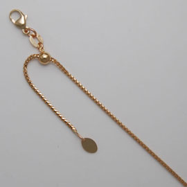 14K Gold Adjustable Chains at USA Jewels