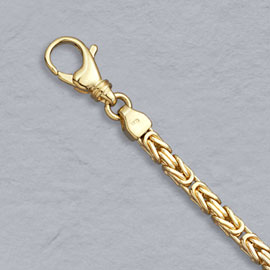 14K Gold Byzantine Chains at USA Jewels
