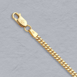 14K Yellow Gold Curb Chains