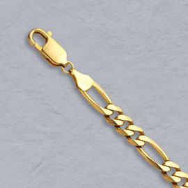 14K Yellow Gold Figaro Chains
