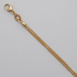 14K Yellow Gold Multi-Strand Chains