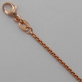 18K Rose Gold Box Chains