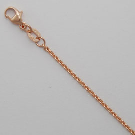 18K Rose Gold Cable Chains