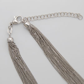 18K White Gold Multi-Strand Chains