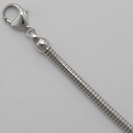 18K White Gold Snake Chains